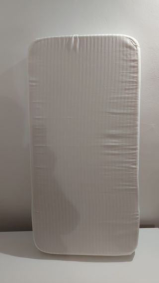 Colchon cuna 60 × 120 transpirable y funda algodón