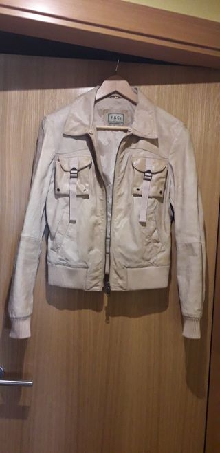 Cazadora de cuero 100% Piel Ovina