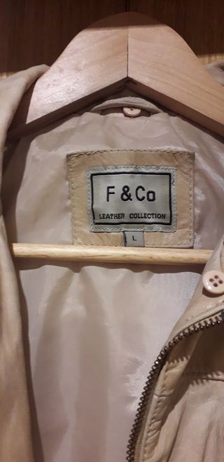 Cazadora de cuero 100% Piel Ovina