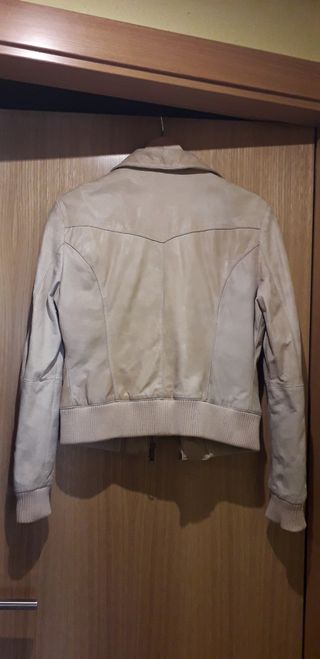 Cazadora de cuero 100% Piel Ovina