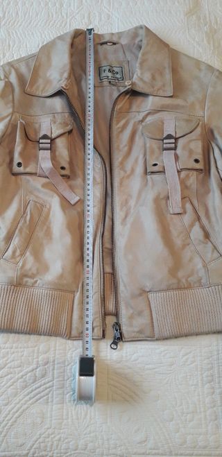 Cazadora de cuero 100% Piel Ovina