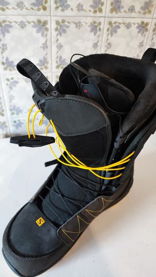 Botas snow Salomón launch black 13