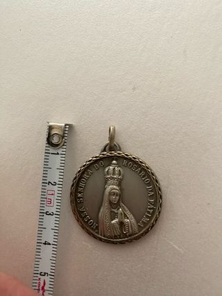 Medalla Virgen del Rosario de Fátima