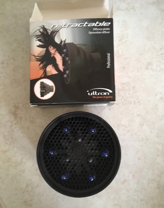 Diffusore professionale silcone ripegabile, nero