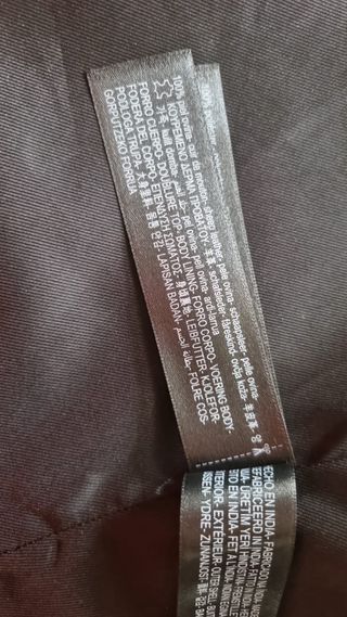 cazadora 100% piel ovina color negra massimo dutti