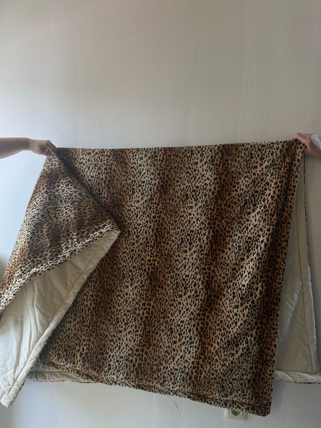 Manta covertor leopardo