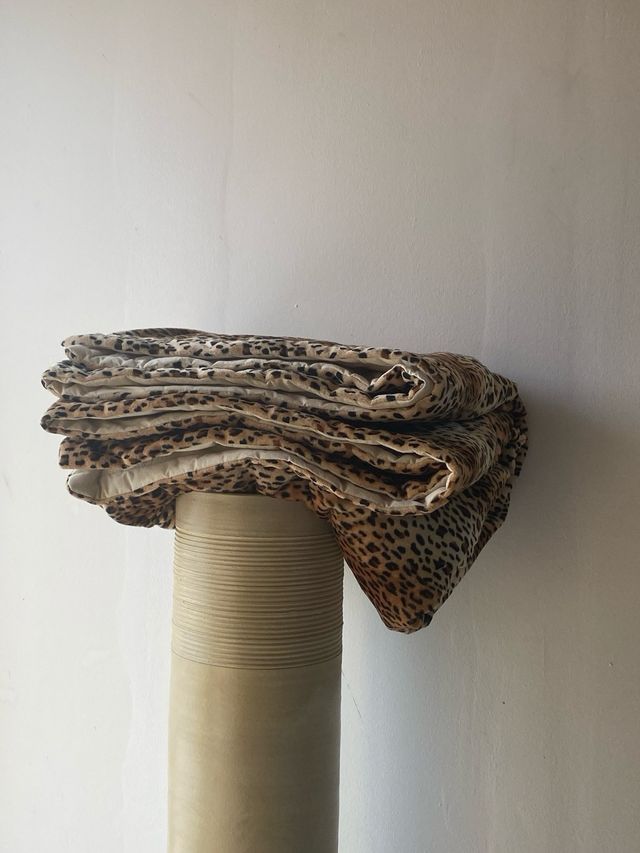 Manta covertor leopardo