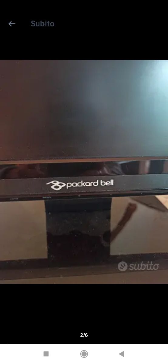 Monitor schermo PC pockard bell