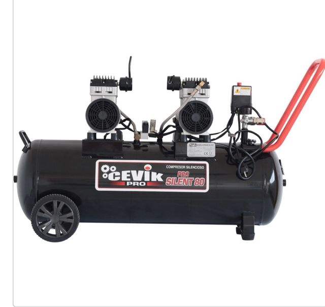 COMPRESOR PRO80 lts- SILENCIOSO CEVIK