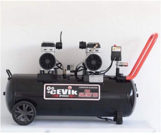 COMPRESOR PRO80 lts- SILENCIOSO CEVIK