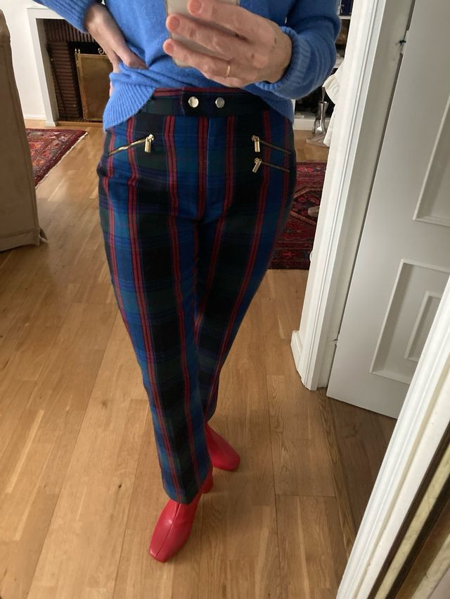 pantalon de cuadros de Zara