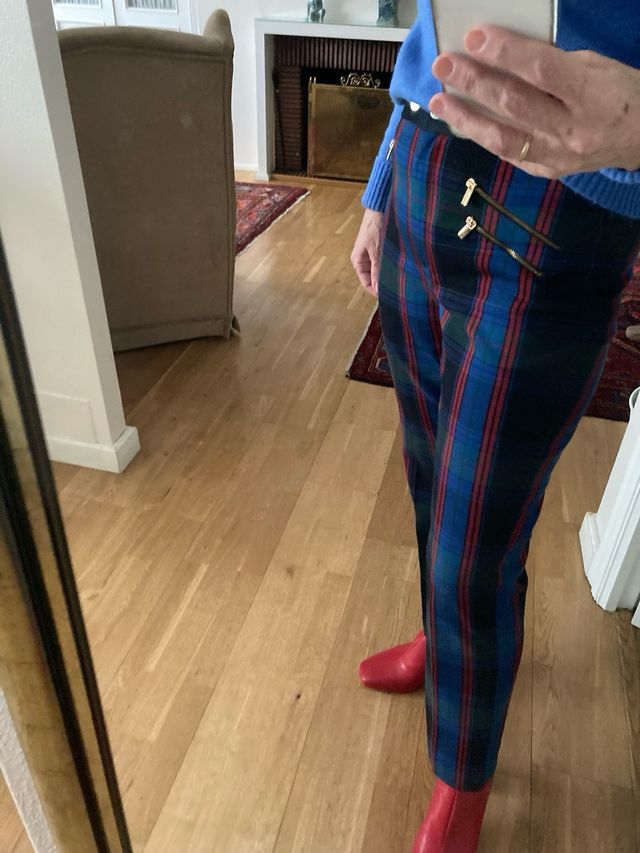 pantalon de cuadros de Zara