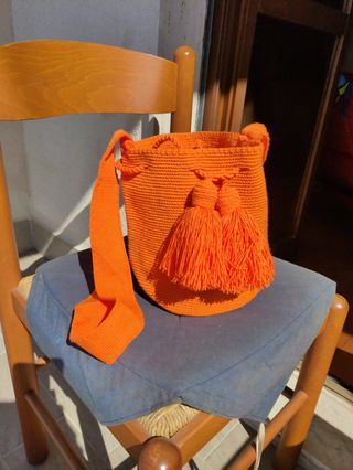 Borsa Wayuu arancione