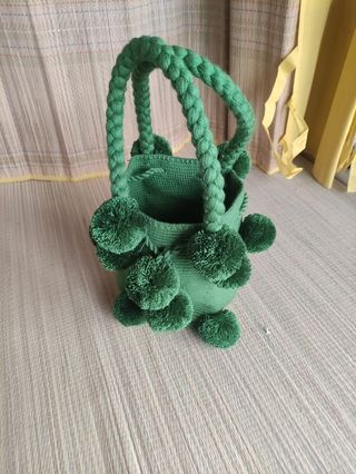 Borsa Wayuu verde