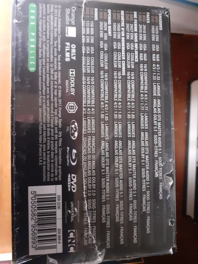 John Cassavetes 5 Bluray cofre francés