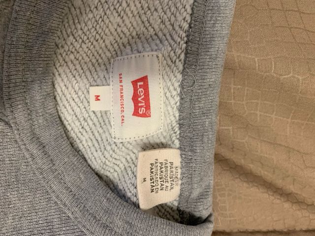 Felpa grigia Levi’s, uomo, taglia M