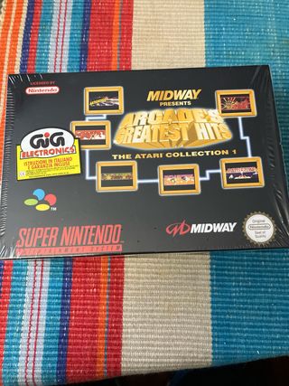 Siper Nintendo juego The Atari Collection1