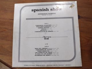 LP Vinilo Spanish Show Hermanas Romero