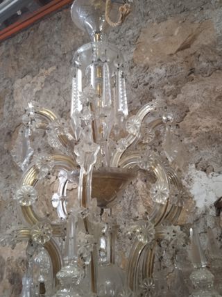 lamparas araña cristal bohemia