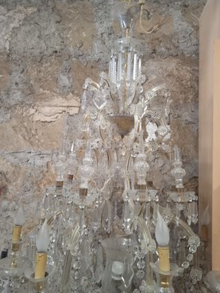 lamparas araña cristal bohemia