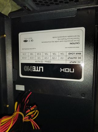 Caja pc Nox + fuente