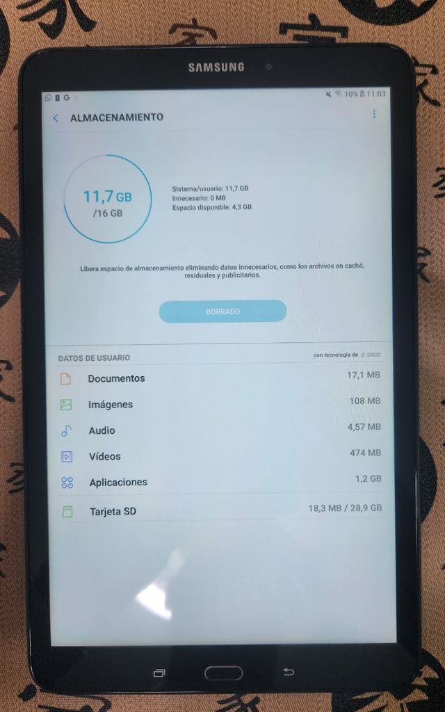 Tablet Samsung a 2g 16g