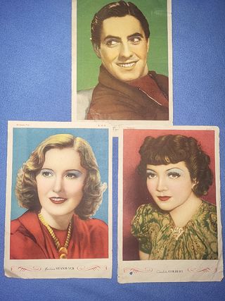 Lote de Cromos de cine 1940