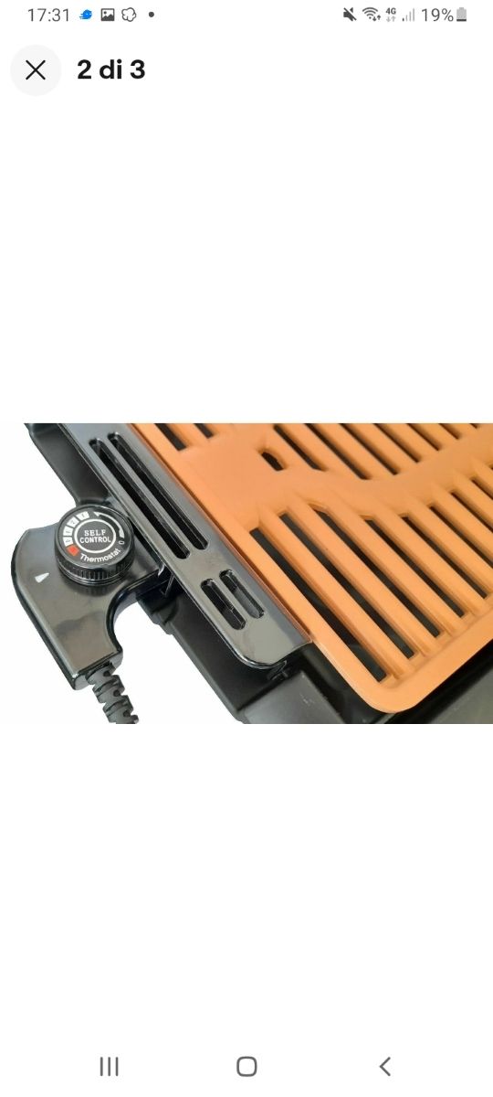 BARBECUE ELETTRICO GRIGLIA BISTECCHIERA