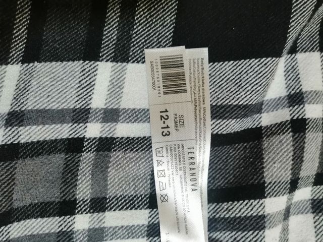 Camicia ragazzo felpato