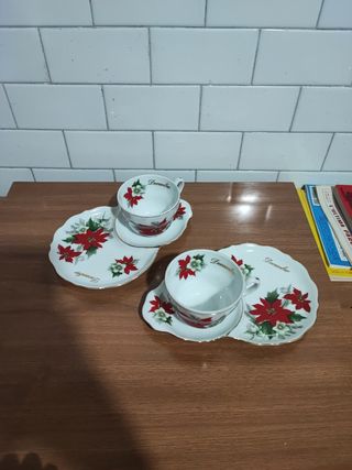 2 tazze da the natalizia