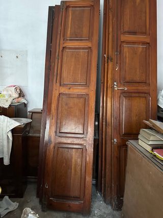 Puertas antiguas madera maciza 
