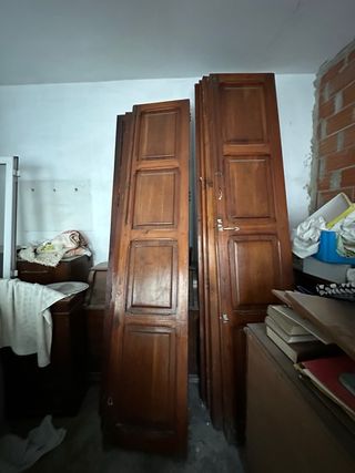 Puertas antiguas madera maciza 