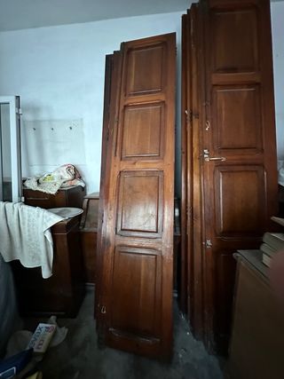 Puertas antiguas madera maciza 