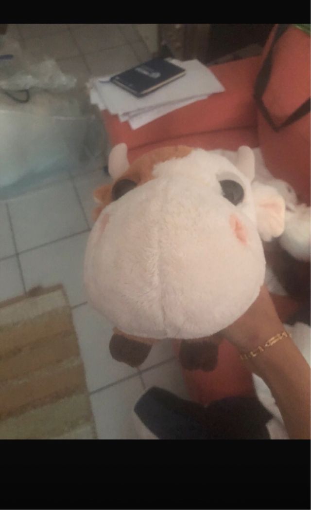 peluche vitamini mucca