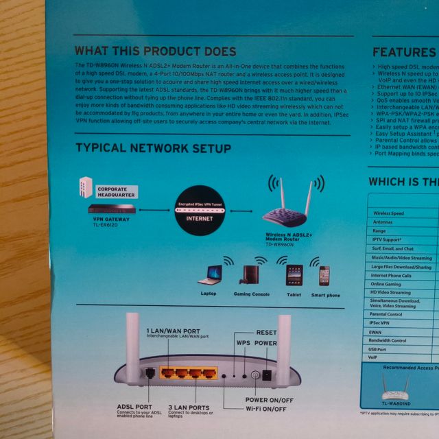 Modem router TP-LINK TD-W8960