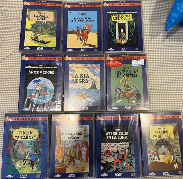 10 dvd tintin