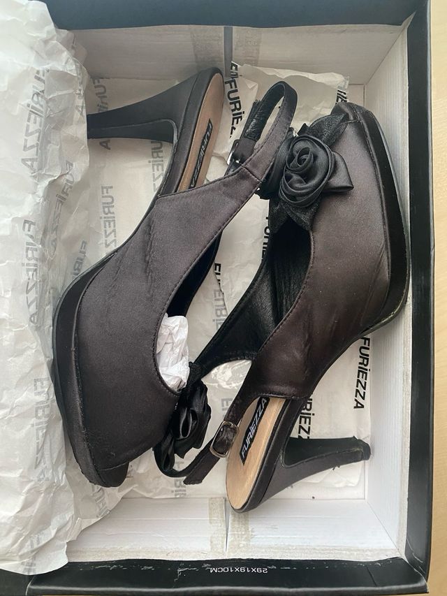 Sandalias ceremonia negras