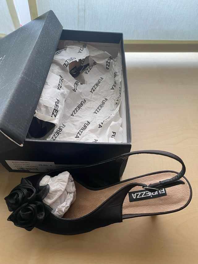 Sandalias ceremonia negras