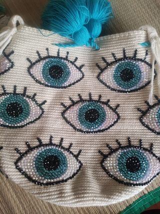 Borsa Wayuu Occhio greco