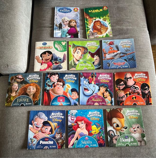 Lote pack 12 libros Disney