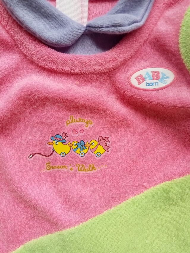 Muñeco Baby Born Años 90 + Accesorios + Ropa