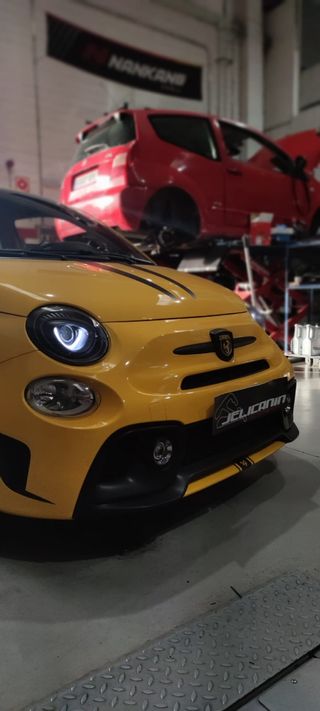 Abarth Faros Modificados Led Xenon Halógenos