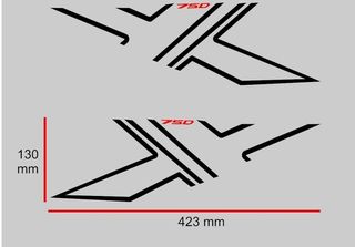 Pegatinas cachas xadv750 2017-2023