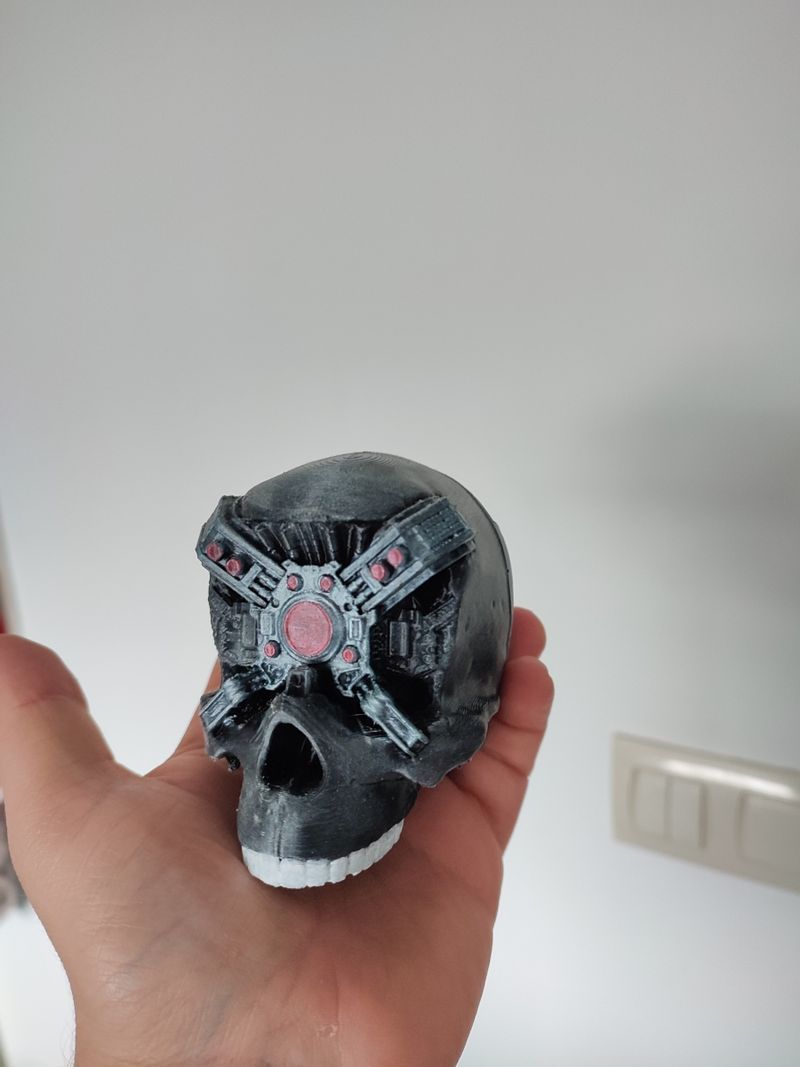 Imagen de Cráneo cyberpunk