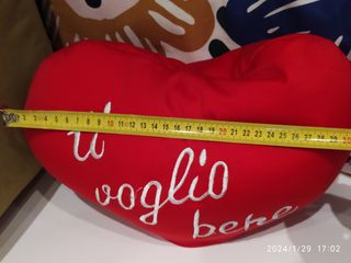 Cuscino cuore ti voglio bene