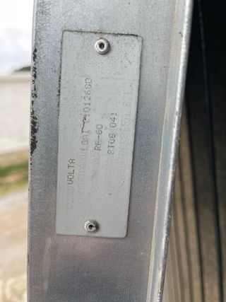 Puerta metalica cortafuegos/insonorizada