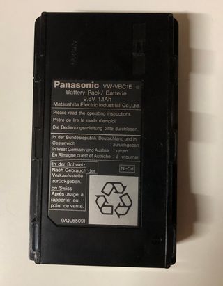 Camara Panasonic VHS Compact NV-MC20