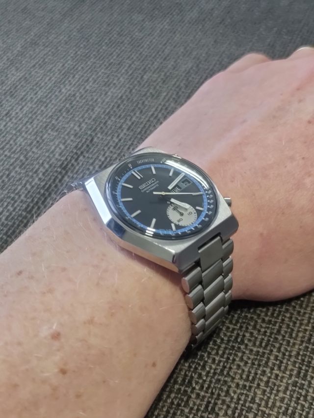 Seiko Vintage 1970 Cronógrafo Automático 6139 7080