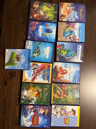 Lote de peliculas Disney originales