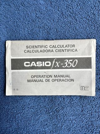 CASIO Calculadora Científica Años 80. FX-350